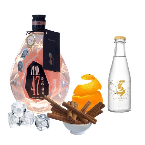 Pink & 1724 tonic water